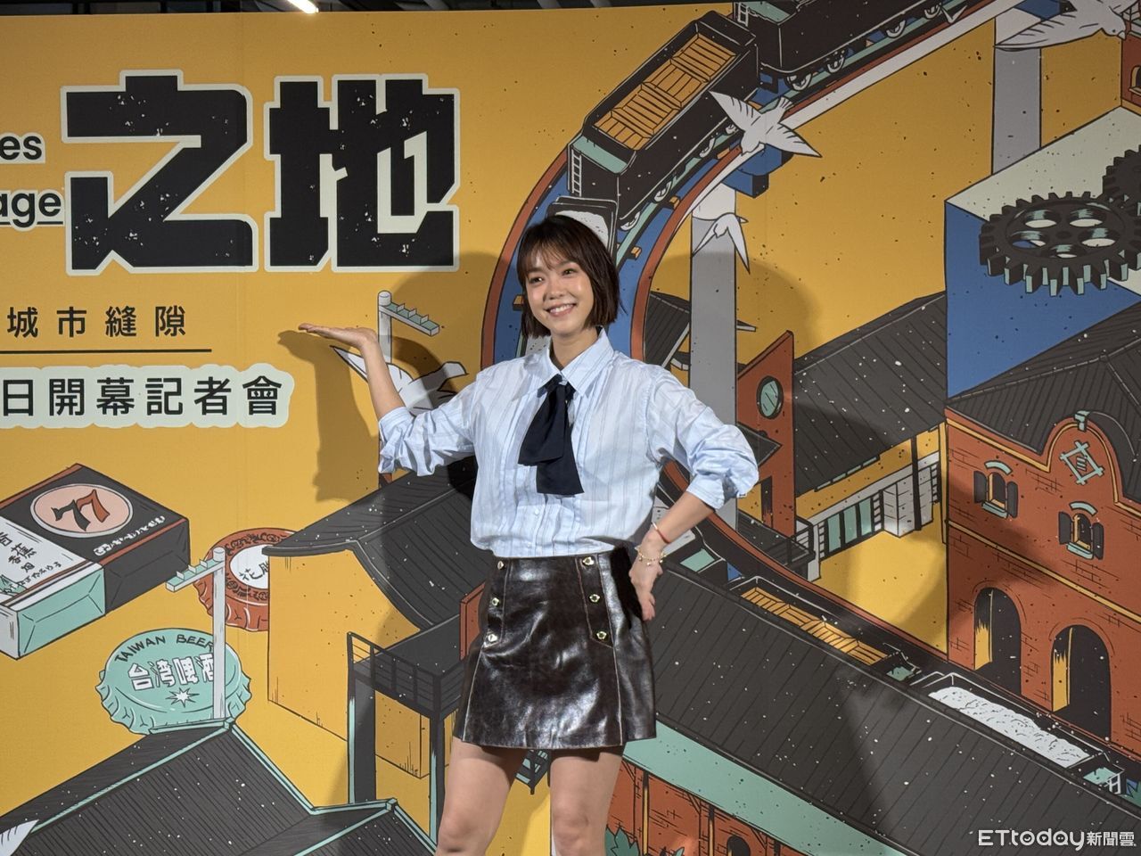 ▲大霈擔任古蹟日代言人。（圖／記者黃庠棻攝）