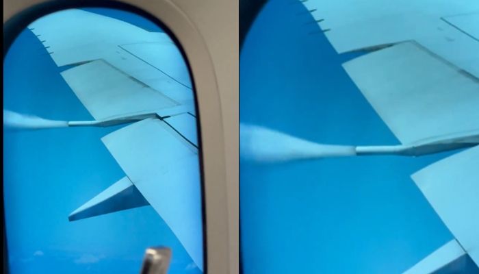 ▲▼快訊／全日空客機宣告「緊急狀態」！　疑空中放油畫面曝。（圖／翻攝自X）