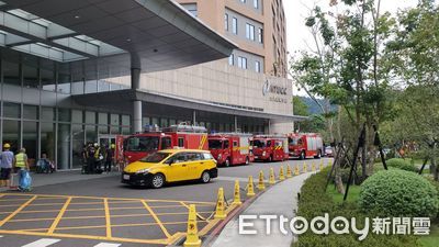 快訊/台大癌症中心地下3樓電器室起火 消防急衝現場