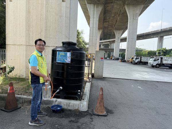 ▲彰化市公所在偏遠地區設置加水站。（圖／彰化市公所提供）