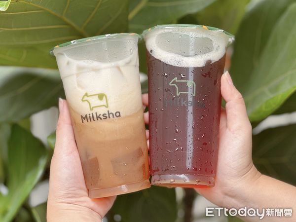 ▲▼迷客夏跨界合作台灣老字號「金蘭」推出「黑金粉粿」可甜可鹹，首波以台灣原生茶種「紅烏龍」推出「蜜緹紅烏龍」、「蜜緹紅烏龍拿鐵」、「蜜緹桃香紅烏龍」。（圖／記者蕭筠攝）