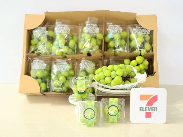 ▲▼7-11、家樂福引進日本山梨縣麝香葡萄。（圖／業者提供）