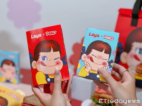 ▲▼拉亞漢堡聯名PEKO推出7款聯名新品。（圖／記者蕭筠攝）
