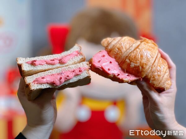 ▲▼拉亞漢堡聯名PEKO推出7款聯名新品。（圖／記者蕭筠攝）