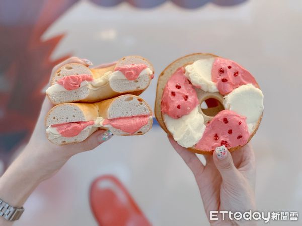 ▲▼拉亞漢堡聯名PEKO推出7款聯名新品。（圖／記者蕭筠攝）