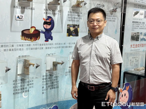 ▲▼彰化水五金產業、勝泰衛材總經理趙志言、彰化縣水五金產業發展協會理事長張家烈。（圖／記者林挺弘攝）