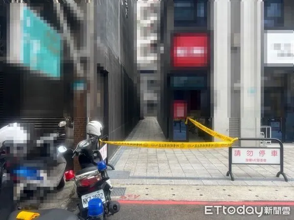 ▲▼板橋雙十路一名男子墜樓身亡             。（圖／記者陳以昇翻攝）