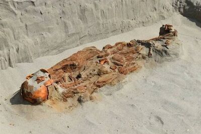 祕魯神廟旁挖出2300年古墓！　12死者臉朝下、綁手碎頭疑遭獻祭