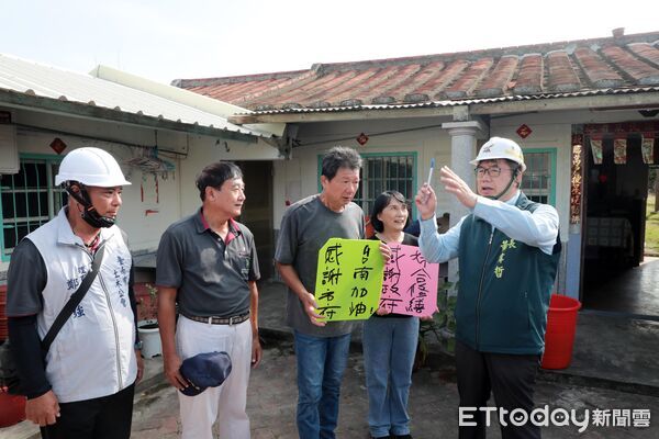 ▲台南市府加速風災屋損慰助金核撥，弱勢戶優先修繕中。（記者林東良翻攝，下同）