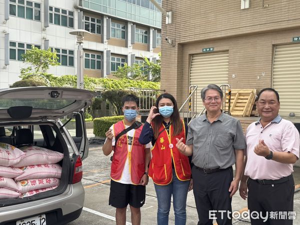 ▲台電屏東區處捐贈中元普渡物資給社福機構。（圖／台電屏東區處提供）