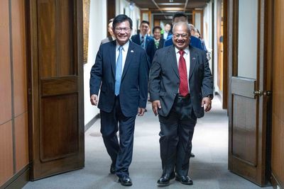 民主同盟再加深!林佳龍宴請吐瓦魯議長 感謝堅定挺台灣國際參與