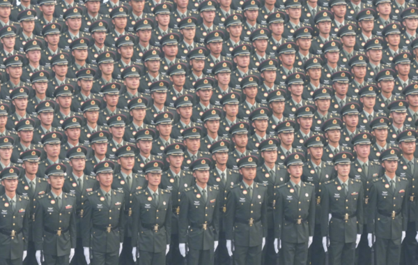 ▲▼陸九三閱兵複製黏貼。（圖／翻攝自人民日報）