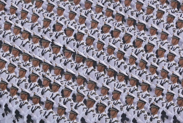 ▲▼陸九三閱兵複製黏貼。（圖／翻攝自人民日報）