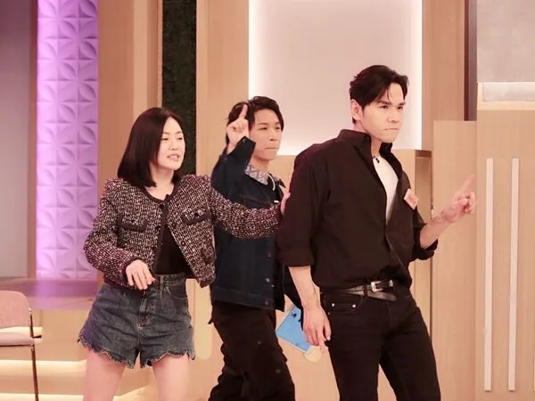 ▲KEVIN老師(右起)與派翠克小S熱舞。（圖／BASIIK）