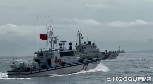 ▲海巡署發布通報，顯示近半年中國各機關船艦屢擅闖金門禁限制海域。（圖／記者張君豪翻攝）