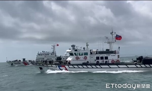 ▲海巡署發布通報，顯示近半年中國各機關船艦屢擅闖金門禁限制海域。（圖／記者張君豪翻攝）