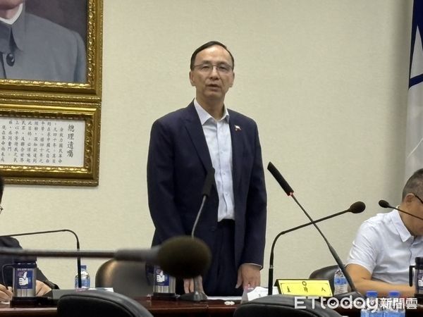 ▲▼國民黨主席朱立倫中常會致詞。（圖／記者鄭佩玟攝）