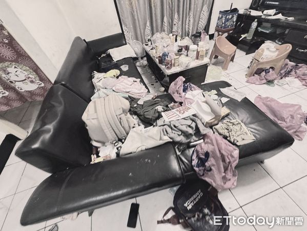 ▲鶯歌10歲、7歲小姊弟餓到癱軟，警方、社工緊急安置。（圖／記者陸運陞翻攝，下同）