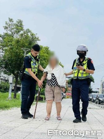 ▲潮州警方助黃姓婦人平安返家。（圖／記者陳崑福翻攝）