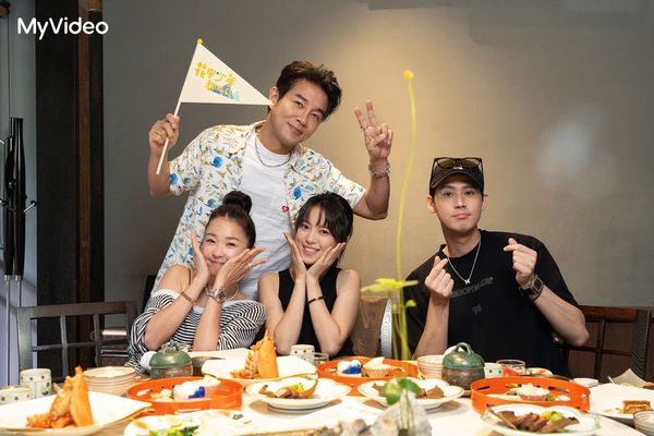 ▲▼謝承均、六月、李玉璽、項婕如組成旅伴，攜手暢遊台中。（圖／台灣大哥大MyVideo提供）