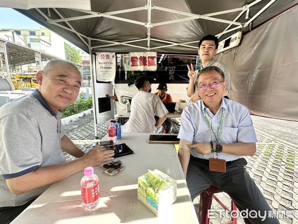 ▲台電台南區處攜手台灣血液基金會舉辦捐血活動，員工踴躍挽袖貢獻愛心。（記者林東良翻攝，下同）