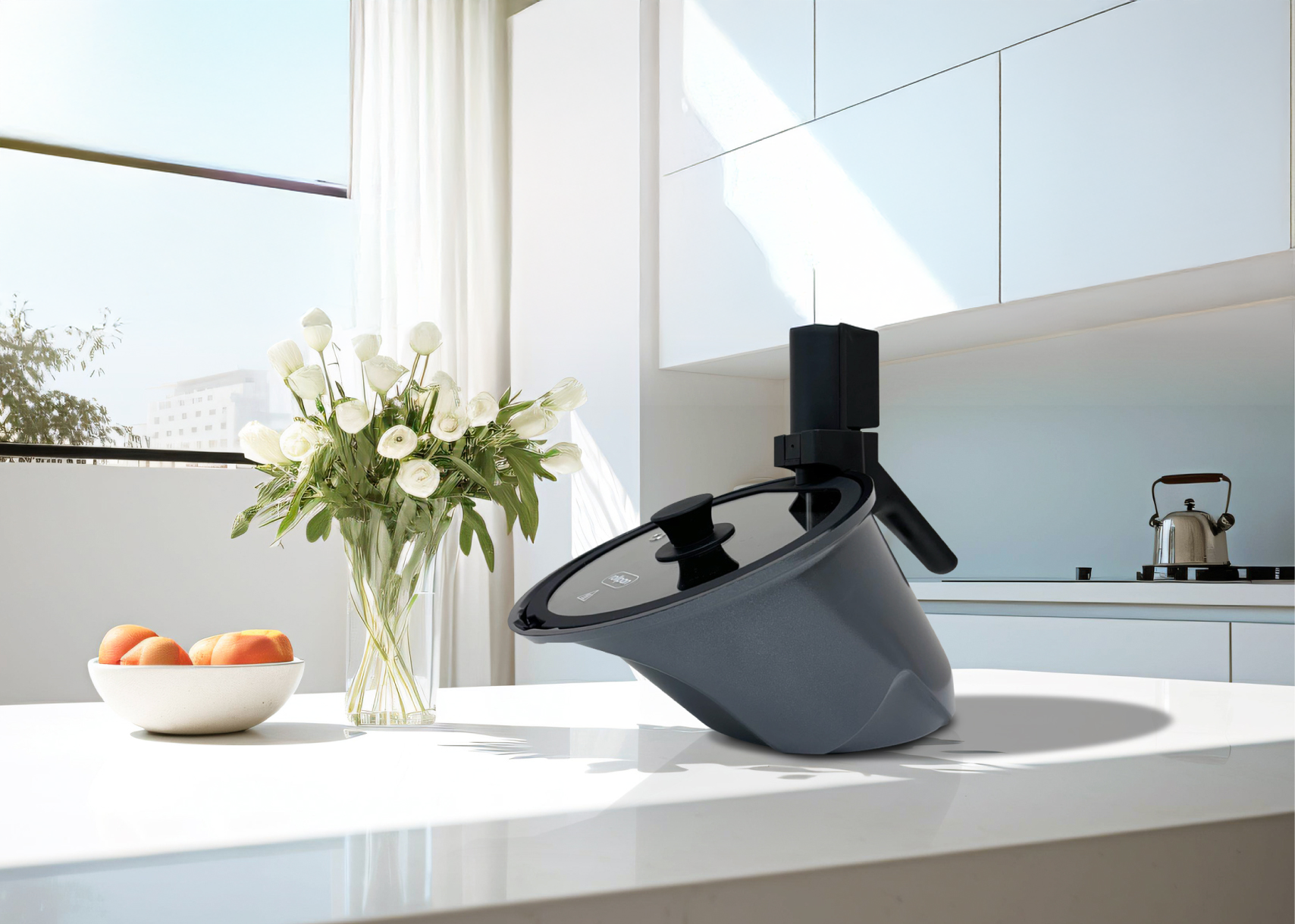 ▲韓國Rollpan自動翻炒鍋登台。（圖／品牌提供）