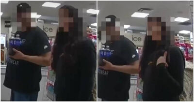 女子超商偷比「國際求救手勢」！店員一看秒報警...家暴男被逮