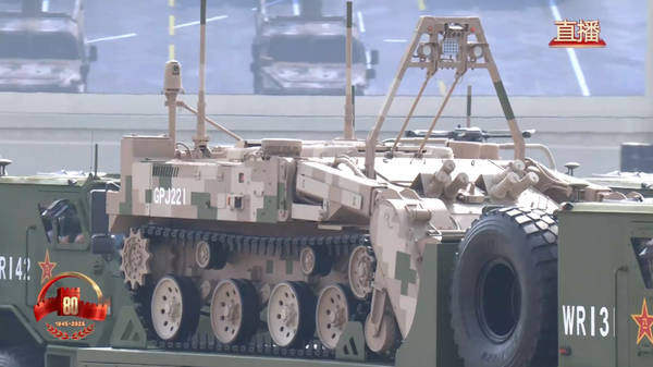 ▲▼陸上無人作戰裝備亮相九三大閱兵，被視為攻堅戰中打頭陣的最佳選擇。（圖／翻攝自央視）