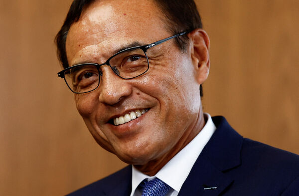 ▲日本三得利控股公司代表取締役會長新浪剛史。（圖／路透）