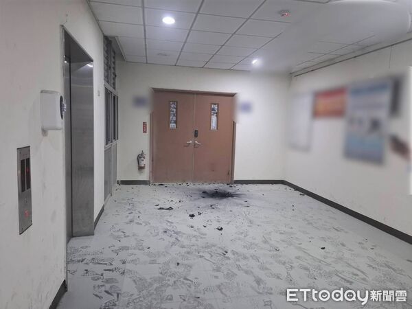 ▲中興大學實驗室今晚傳出爆炸意外。（圖／記者游瓊華翻攝）