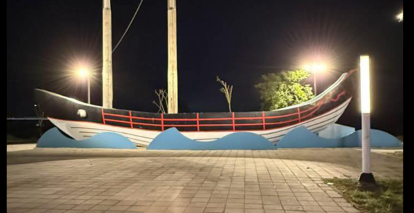 ▲戎克船。（圖／翻拍屏東縣潮州鎮臉書）