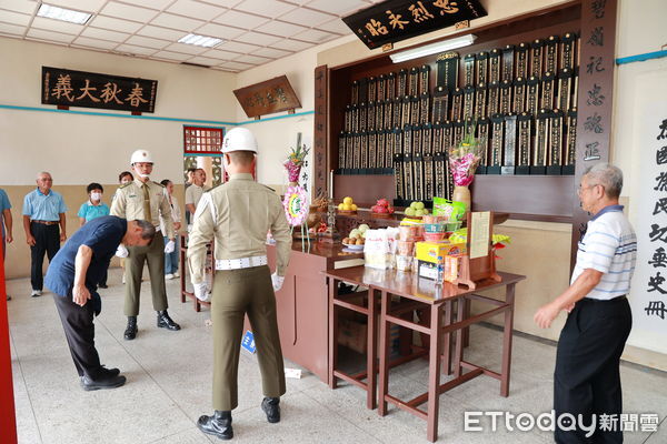 ▲南投縣政府舉辦秋祭陣亡將士、緬懷先烈，虎山忠烈祠明年動工。（圖／南投縣政府提供）
