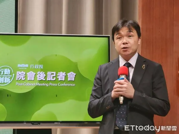 ▲▼陸委會副主委沈有忠出席行政院會記者會。（圖／記者陳家祥攝）