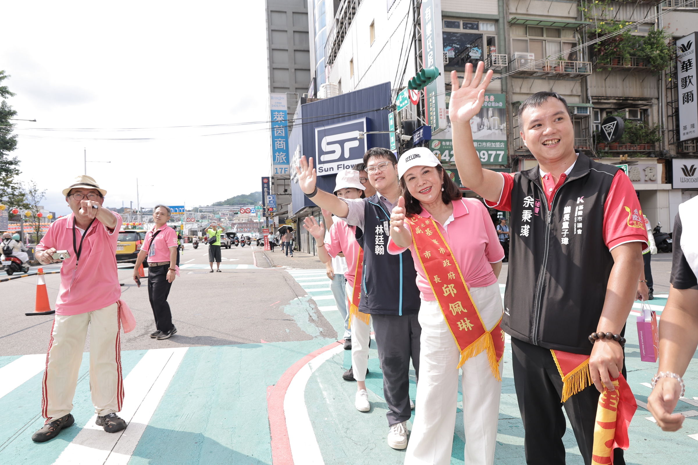 ▲基隆中元祭「迎斗燈」遊行。（圖／記者郭世賢翻攝）