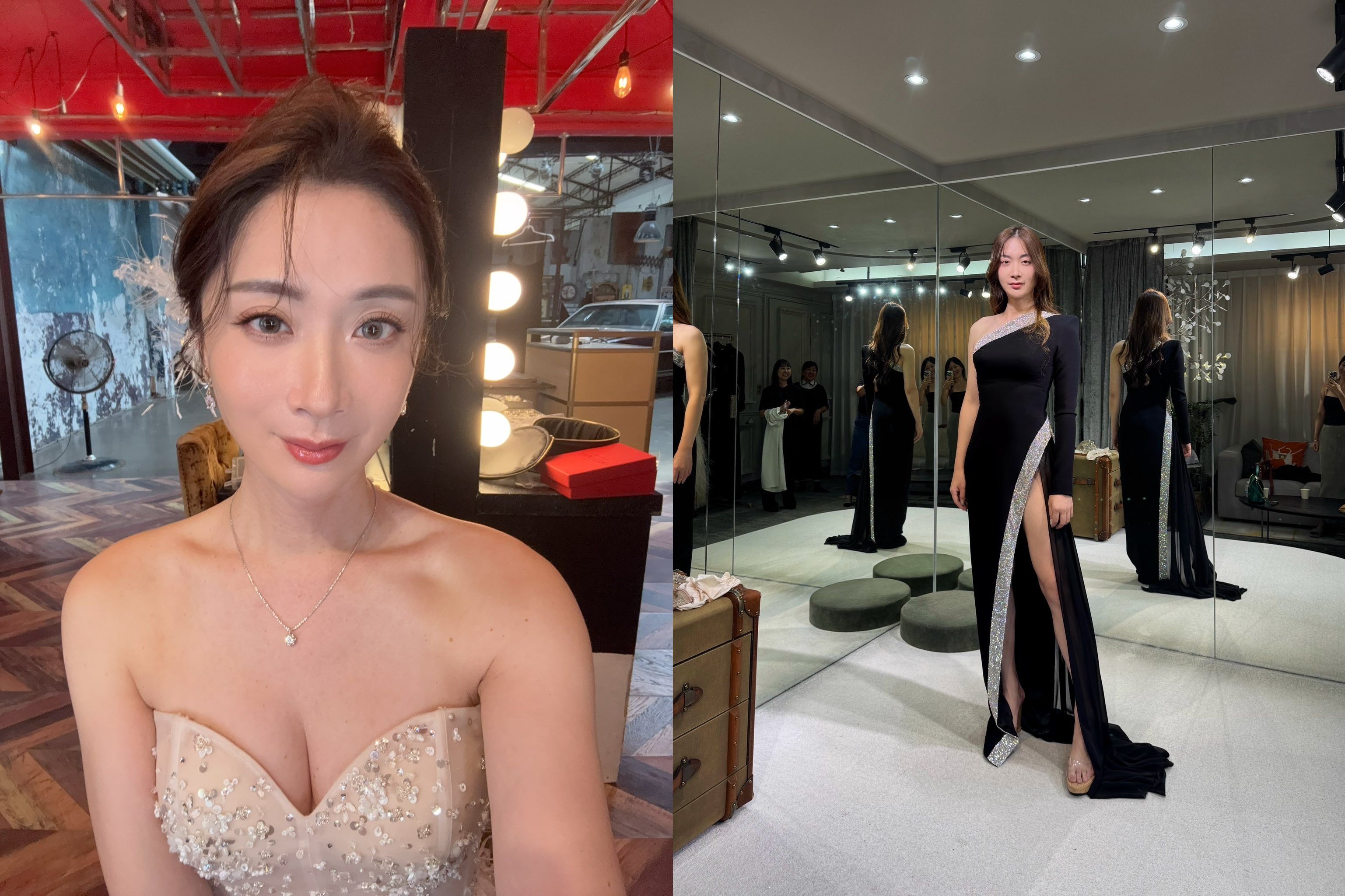▲陳漢章在社群曬出一系列婚紗美照。（圖／翻攝自Facebook／樂樂律師·前樂檢）