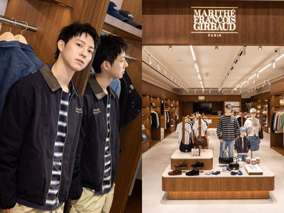彭千祐示範M+FG學院風「想坐在巴黎咖啡廳」 板橋新店推薦單品一次看