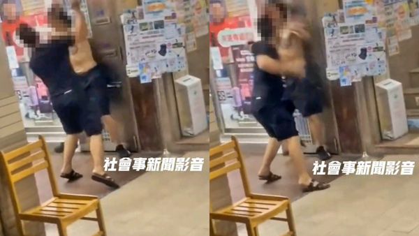 ▲基隆街頭狹路相逢 爆口角互毆雙送辦。（圖／翻攝自「社會事新聞影音」）