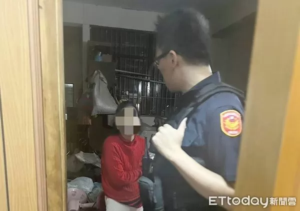 ▲桃園失智婦竟連丈夫都認不出，報請協助將「陌生人」抓走。（圖／大園警分局提供）