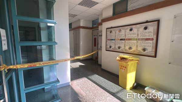 ▲中大室又出事，警消抵理，疏散百人。（／者毅）