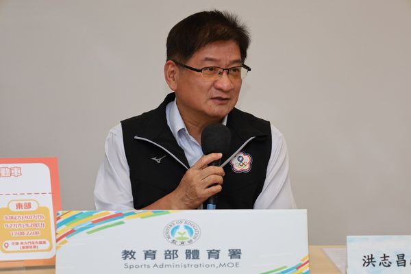 ▲「國民體育日」邀請全民一同響應「運動99、健康久久」進而提升全民運動風氣、體育署洪志昌副署長。（圖／體育署提供）