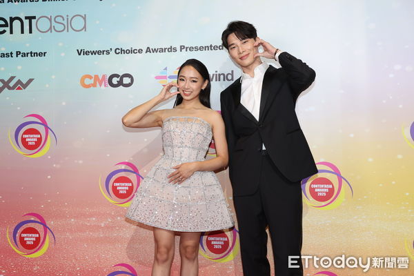 ▲▼ 2025 亞洲影視內容大獎頒獎典禮, 杜蕾,宋偉恩。（圖／記者徐文彬攝）