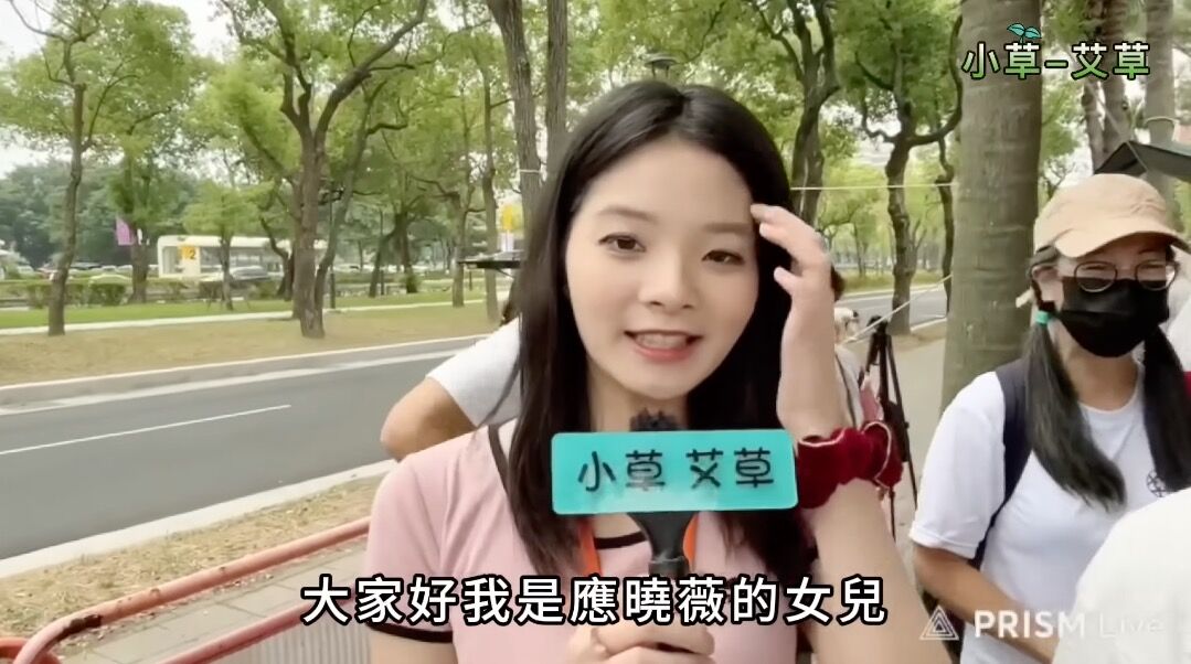 ▲▼應曉薇女兒首度亮相。（圖／翻攝YouTube／小草-艾草）