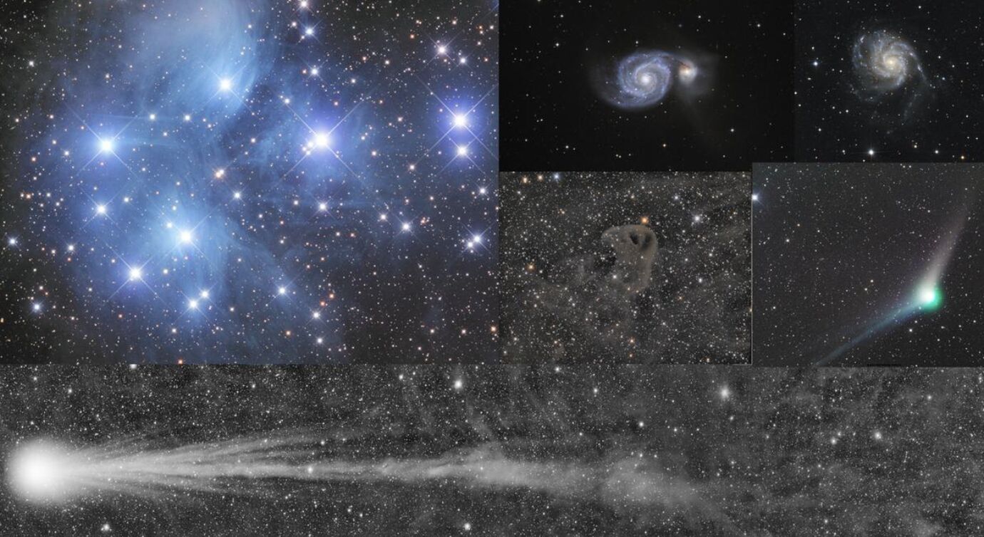 ▲業餘天文愛好者陳嵩拍下的星空。（圖／翻攝潮新聞）