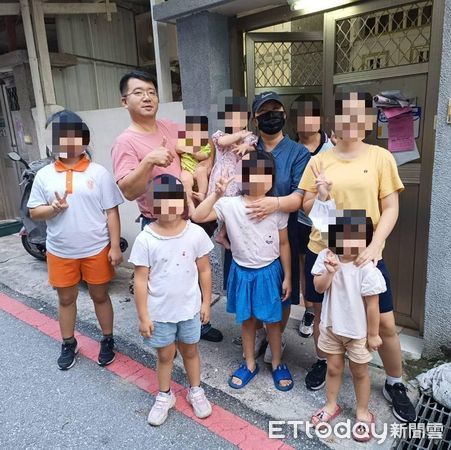 ▲蘇男養育9個女兒1家10口頓失頂樑柱。／花蓮市公所提供，下同）