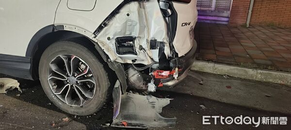 ▲警方呼籲駕駛人精神或身體不佳時切勿上路，發生事故應留在現場處理，以免加重刑責。（圖／記者林東良翻攝，下同）