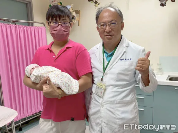 ▲▼出生21天的女嬰感染RSV狂咳嘔吐，醫師賴永清表示，傳染力強無特效藥。（圖／烏日林新醫院提供，下同）