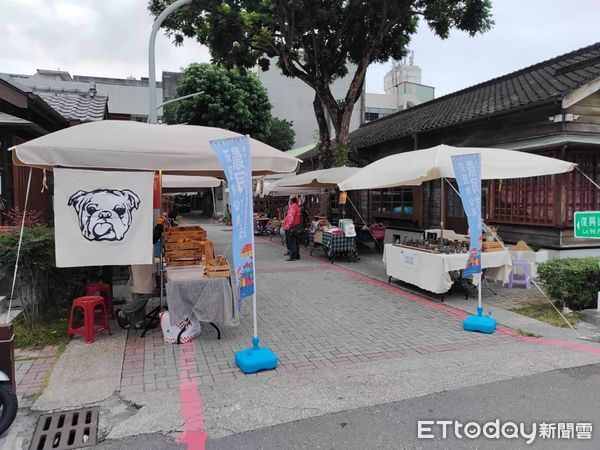 ▲▼好客市集位於好客文化會館後方，坐落於市中心，每週五下午2點至6點定期舉辦。（圖／花蓮市公所提供，下同）