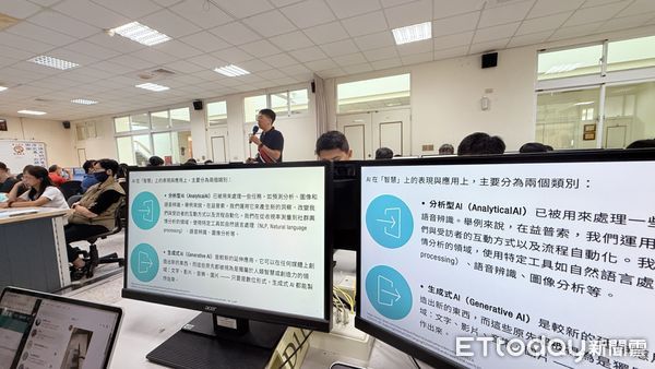 ▲台南市啟動AI素養教育計畫，首場研習吸引70位教師熱情參與。（記者林東良翻攝，下同）