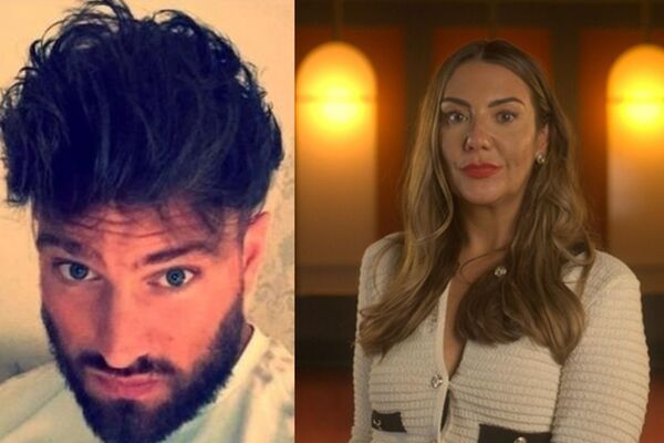 香儂（右）並非唯一受害者，另有至少5名女性站出來揭發哈金斯（左）的詐騙手法。（翻攝畫面）