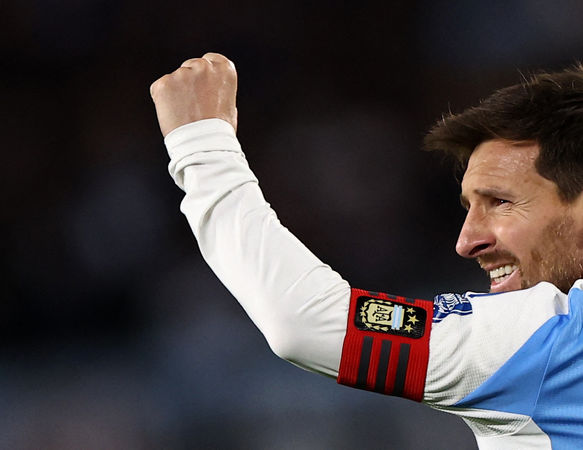 ▲▼世界盃資格賽，阿根廷球王梅西。（圖／路透）